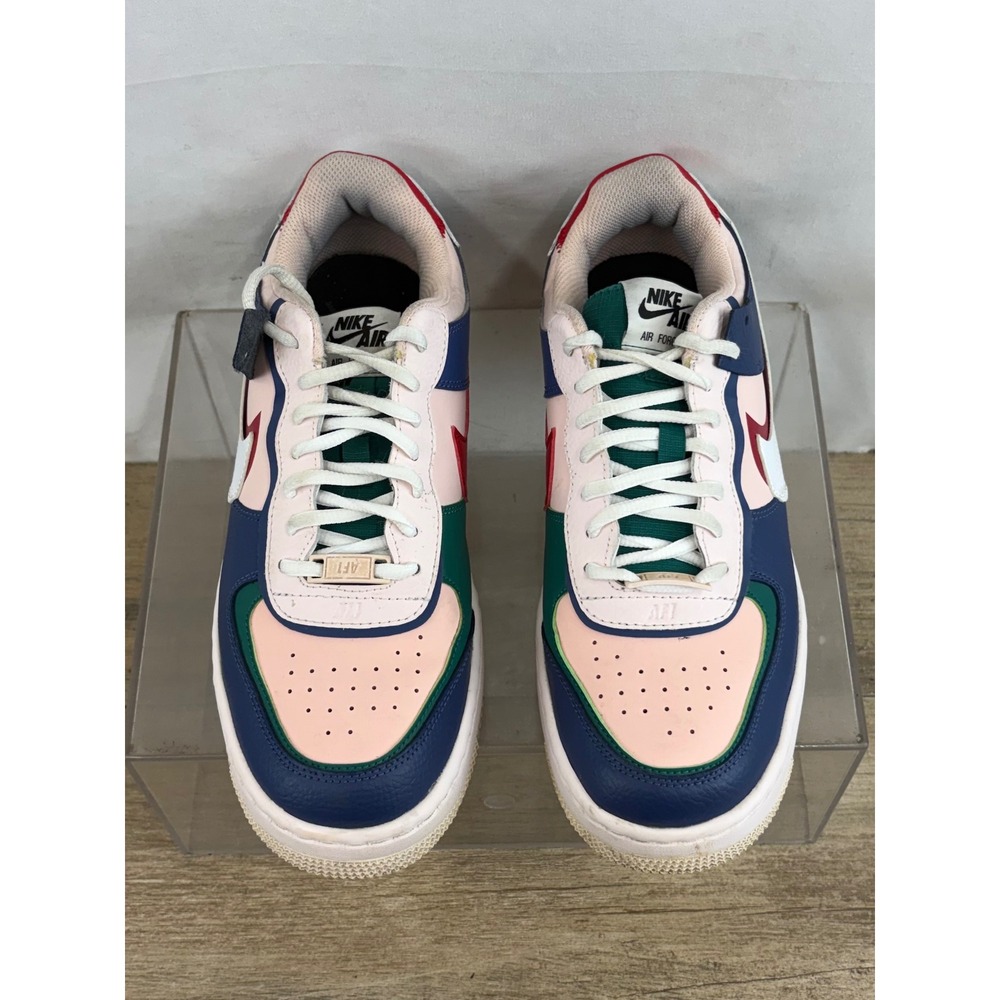 Nike Air‎ Force 1 Shadow Mystic Navy White Echo Pink Wmns Size 9 CI0919 400 - Picture 3 of 11